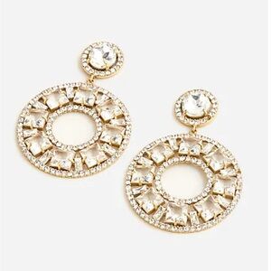 J.Crew crystal cocktail earrings BO281